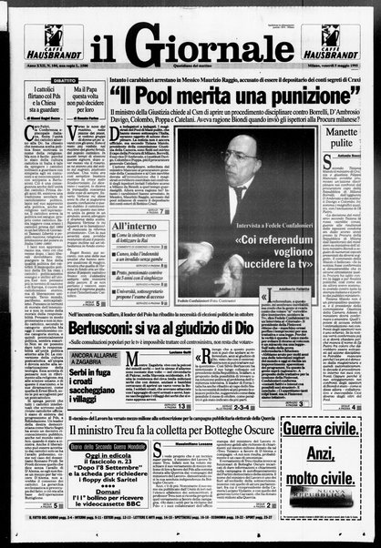 Il giornale : quotidiano del mattino